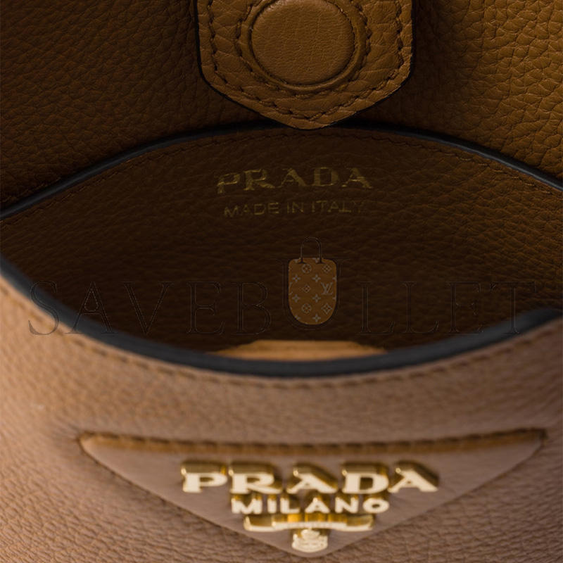 PRADA LEATHER MINI SHOULDER BAG 1BH191 (20*19*6cm)